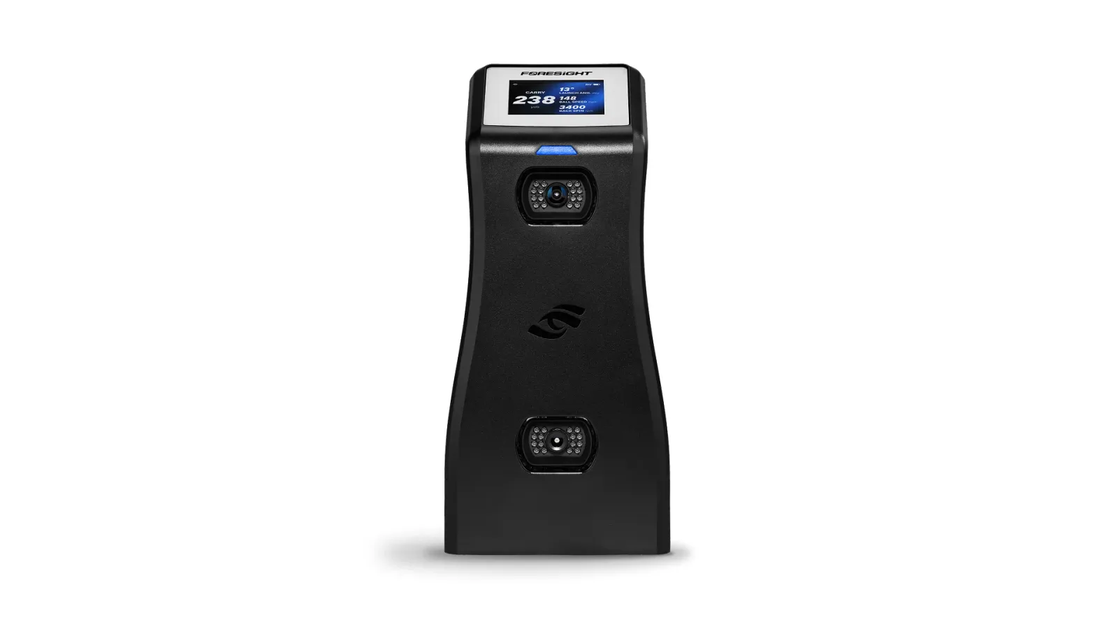 Foresight GC2 launch monitor in white, front view