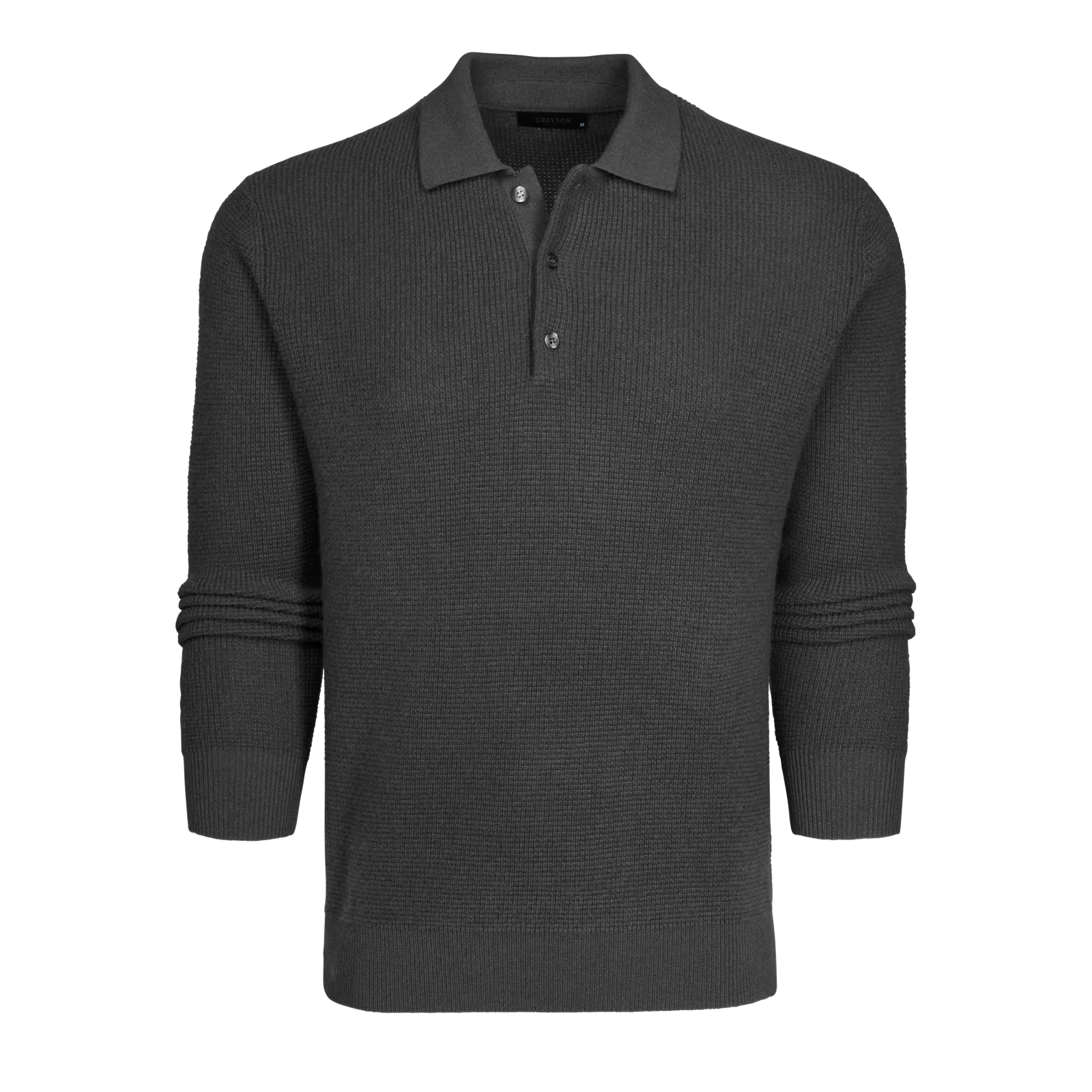 Saratoga Waffle Stitch Sweater Polo