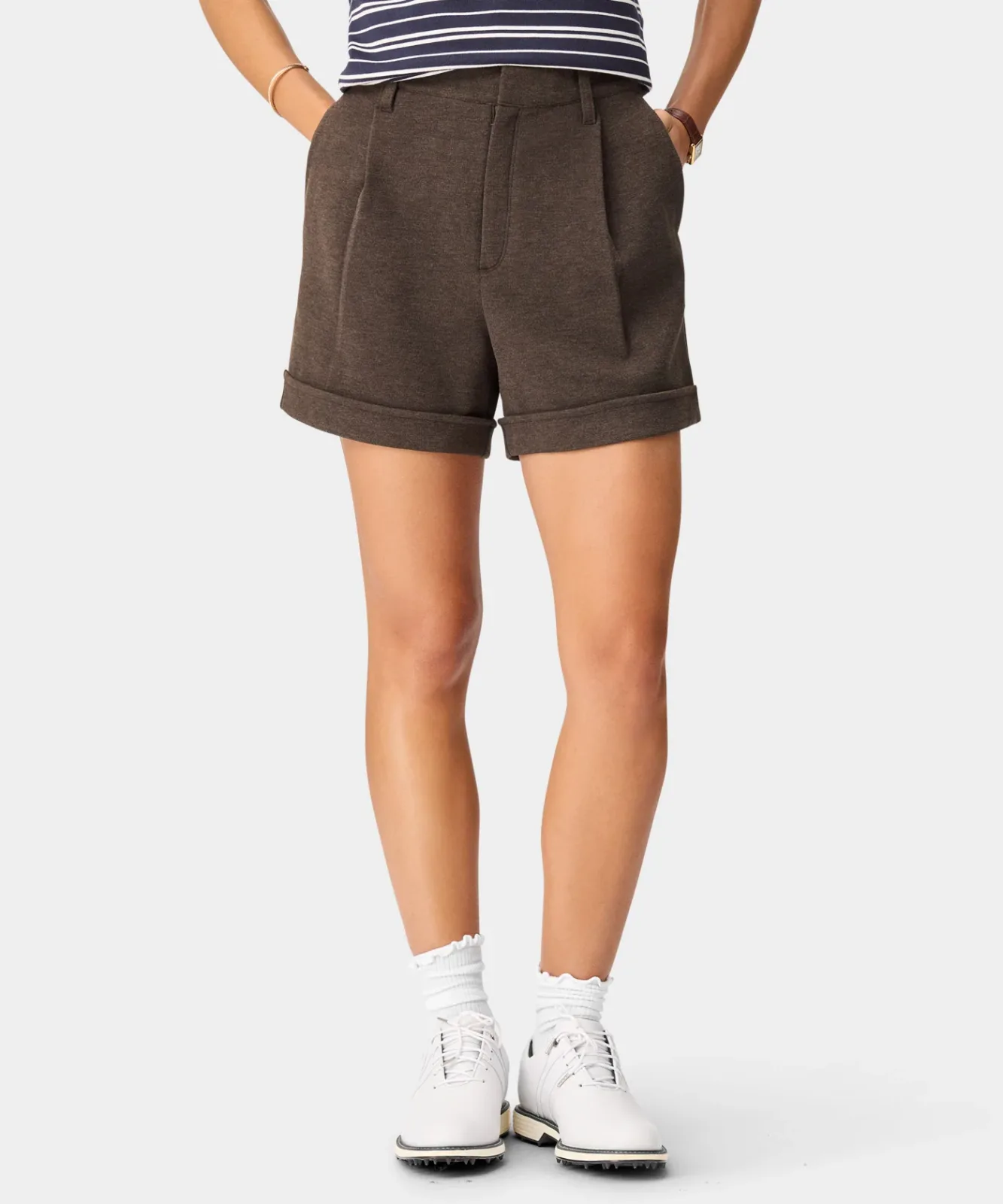 Penny Pleated Course Shorts