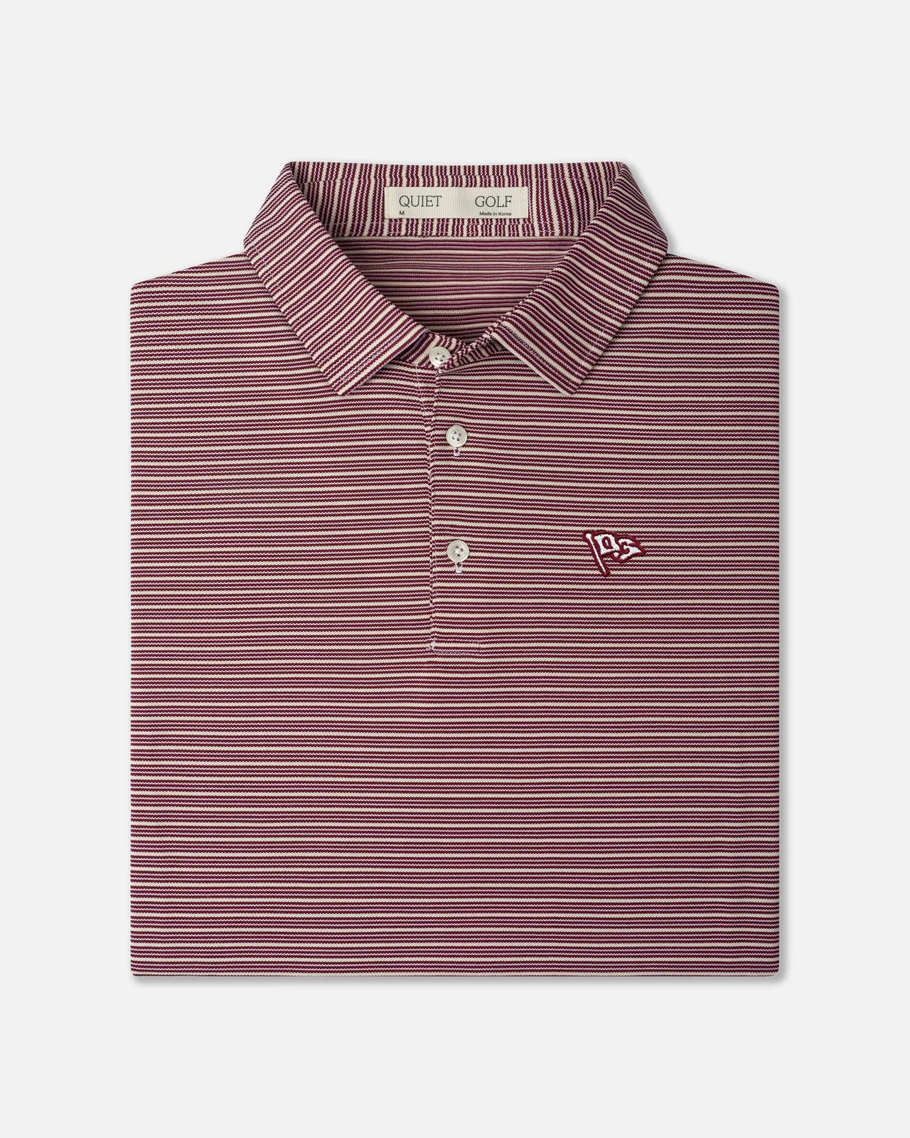 Remy polo in wine stripe