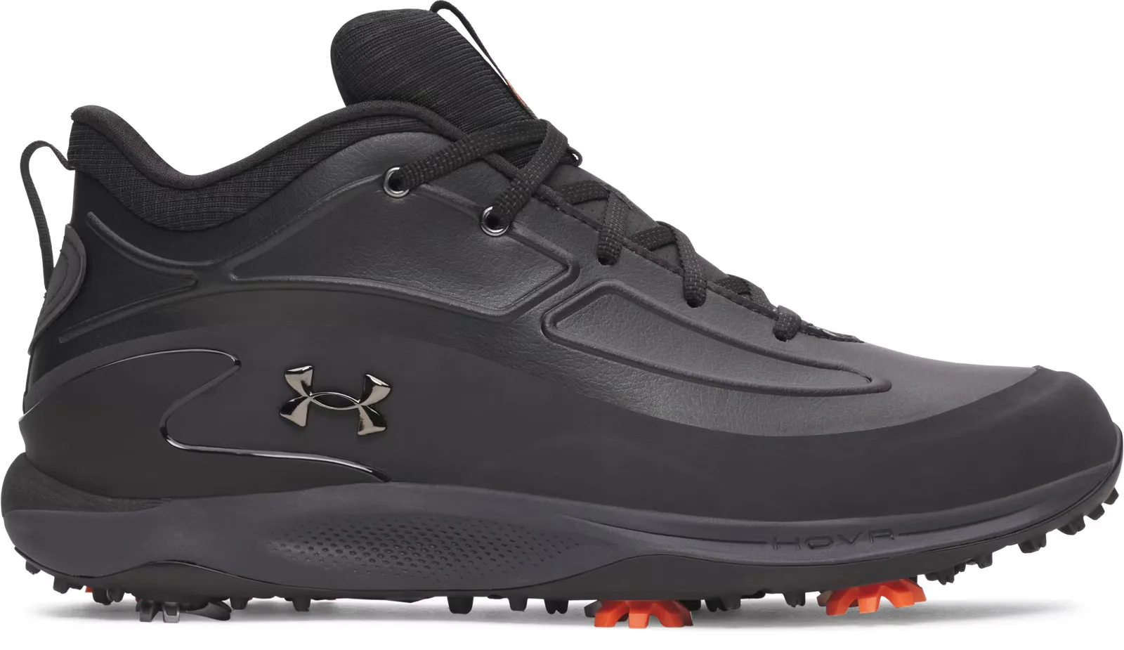 UA Drive Winterized men's golf shoe in Anthracite, side view